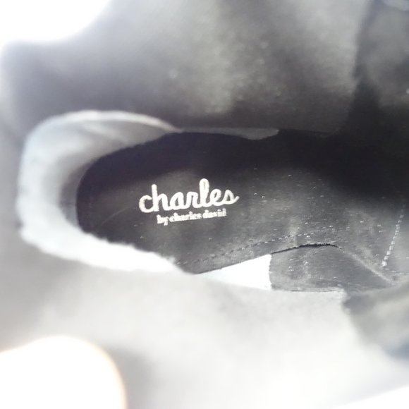 CHARLES by CHARLES DAVID NEW!! "DODGER" PYTHON LOOK FASHION BOOTS 9.5M - Picture 5 of 8